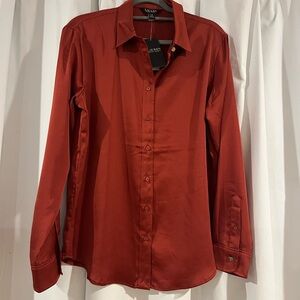 Ralph Lauren Men's Brick Red Dress Shirt